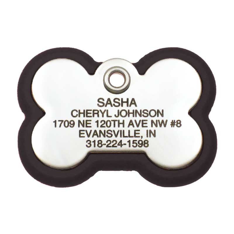 Bone Frame Tag, - Lucky Pet